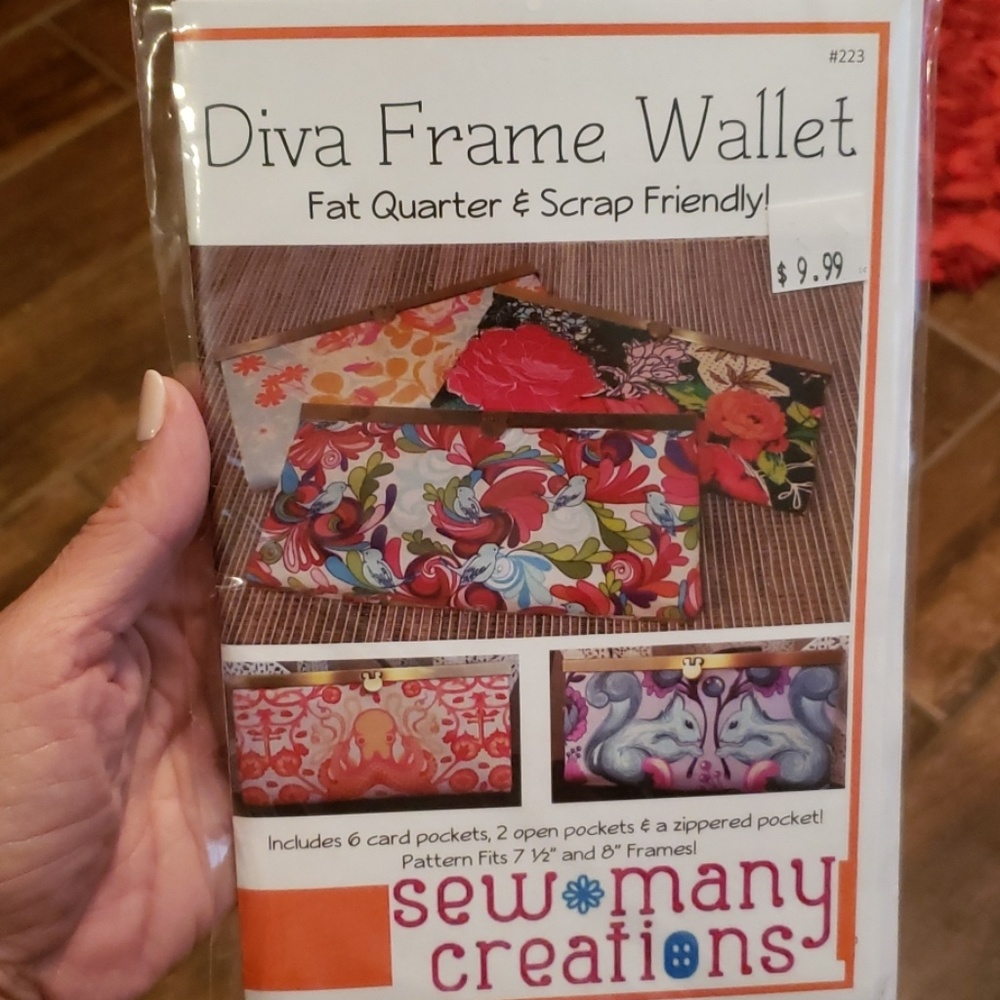 Sewing purse pattern. Please note, this is a patte